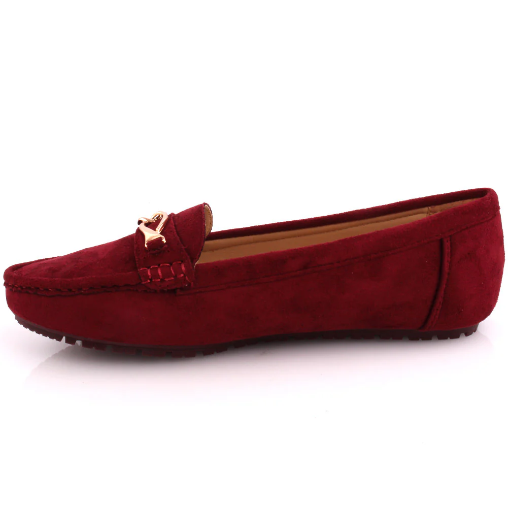 Women ‘Onyx’ Metal Link Flat Moccasins - Image 3