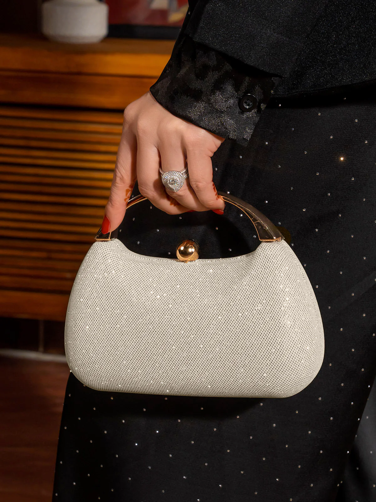 Women "PAMELA" Modern Evening Clutch - Image 11