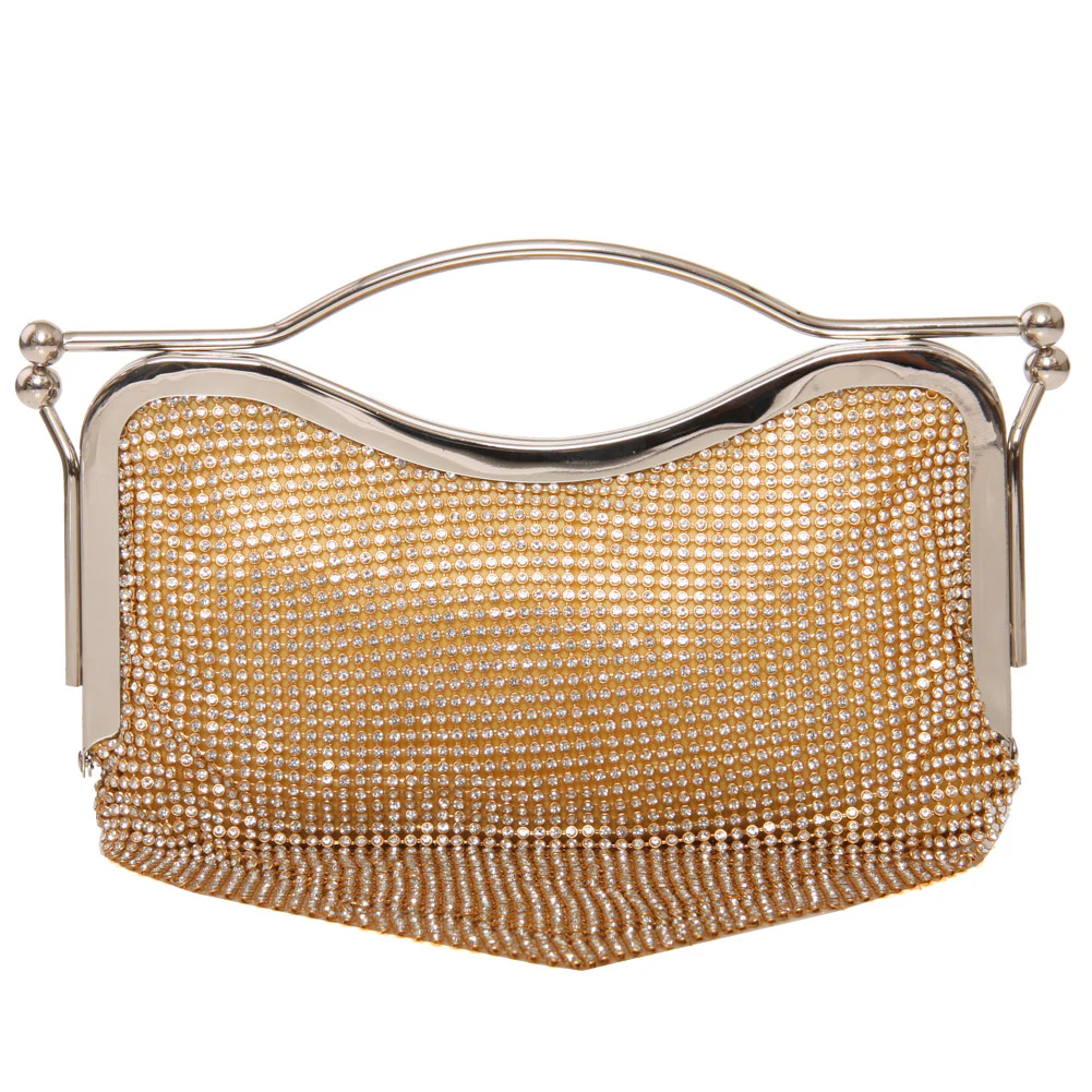 Women ‘Pepper’ Diamante Encrusted Evening Clutch - Image 2