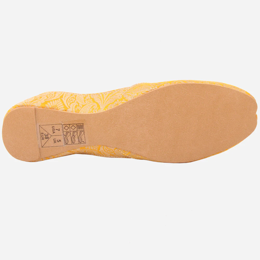 Women "POLINA" Slip On Punjabi Khussa - Image 5