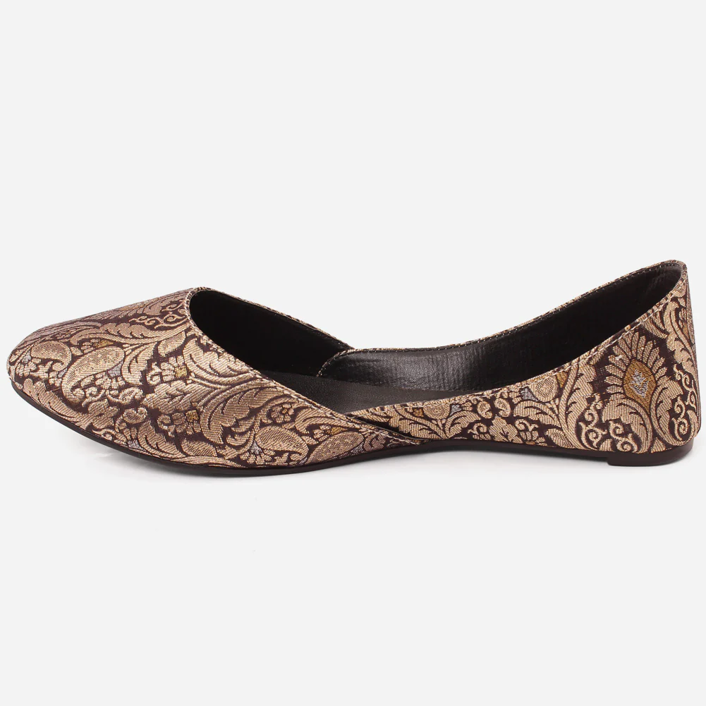 Women "POLINA" Slip On Punjabi Khussa - Image 3