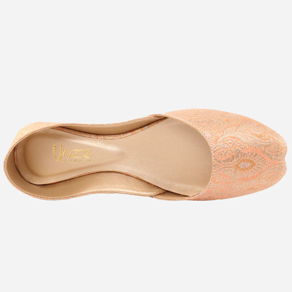 Women "POLINA" Slip On Punjabi Khussa - Image 4