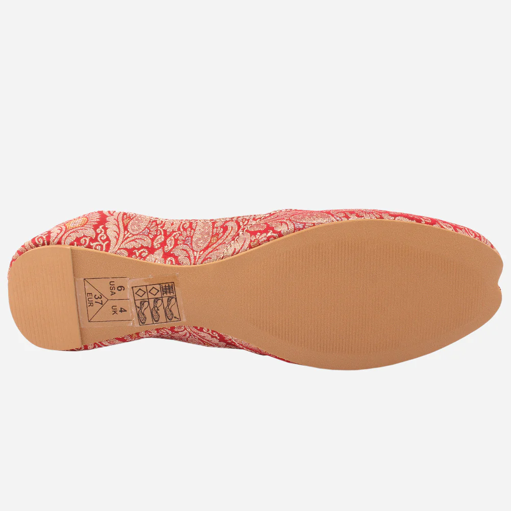 Women "POLINA" Slip On Punjabi Khussa - Image 5