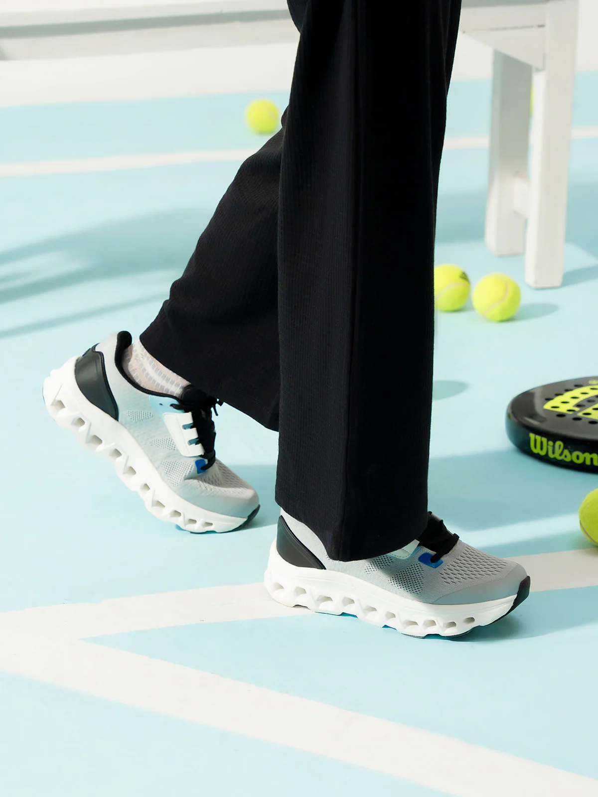 Women "RIANA" Lace Up Design Trainers - Image 6