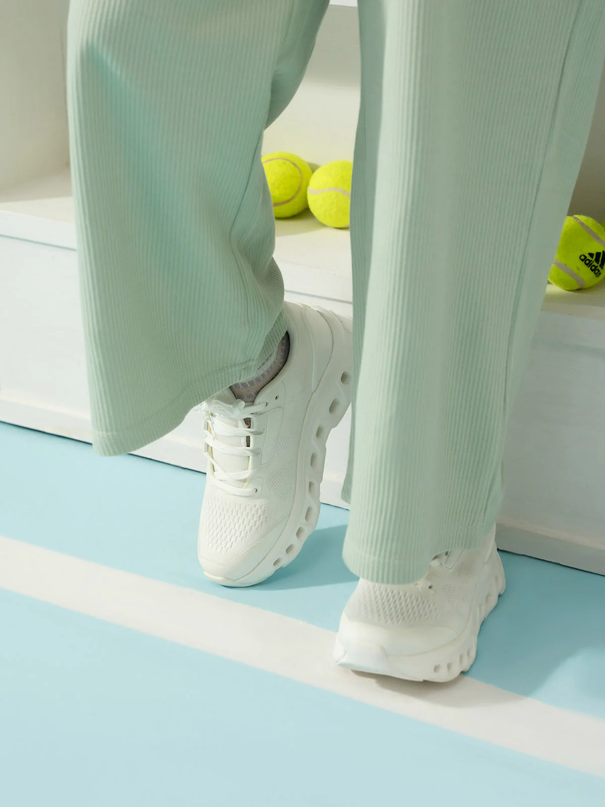 Women "RIANA" Lace Up Design Trainers - Image 10