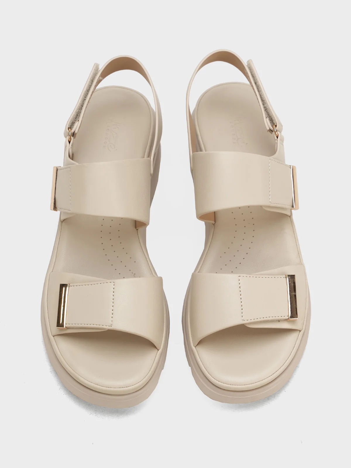 Women "RILEY" Comfort Velcro Strap Sandals - Image 9