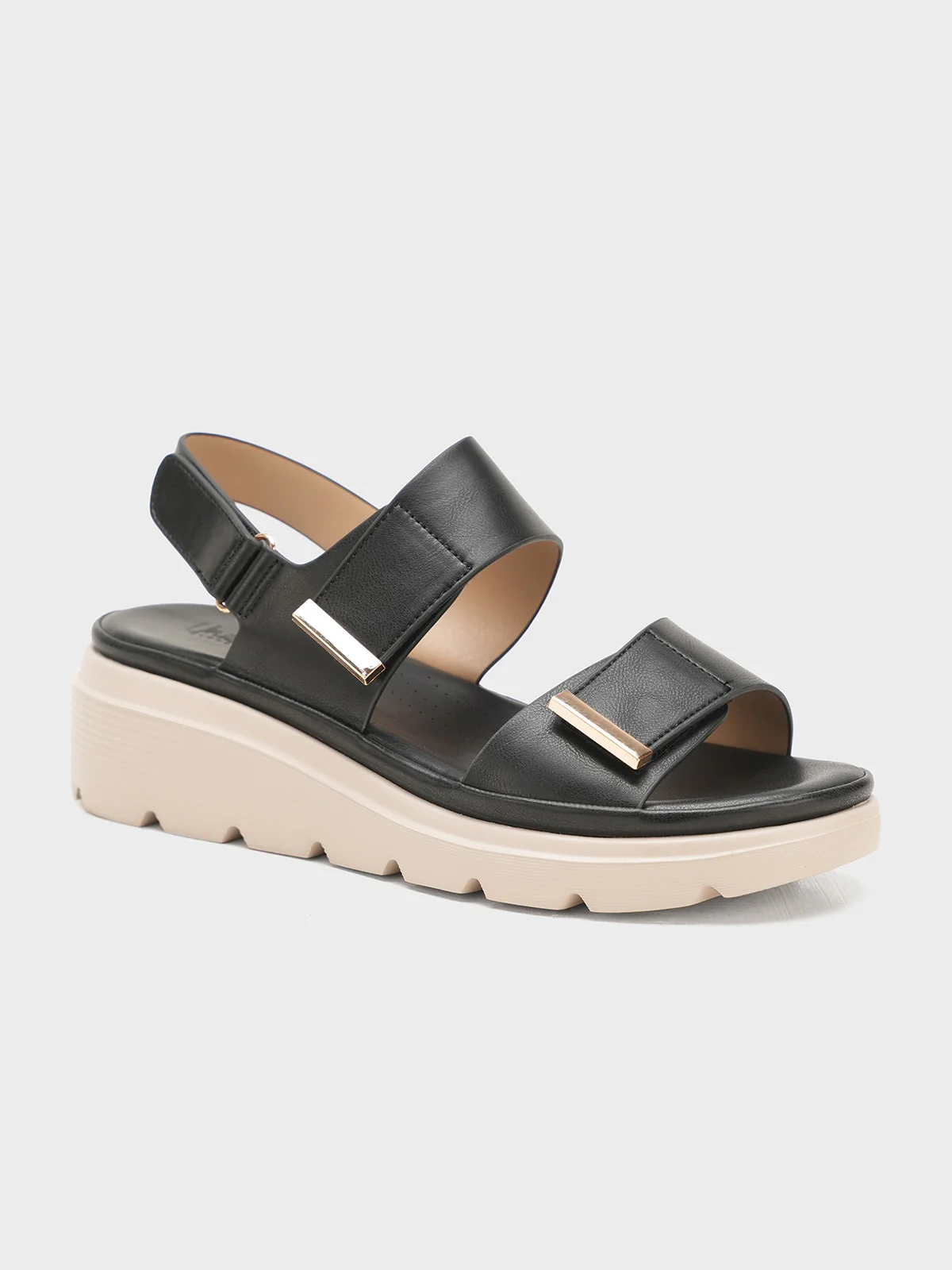 Women "RILEY" Comfort Velcro Strap Sandals - Image 2