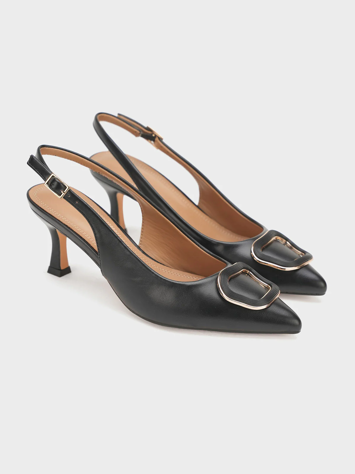 Women "ROLINA" Pointed Buckle Sandals - Image 4