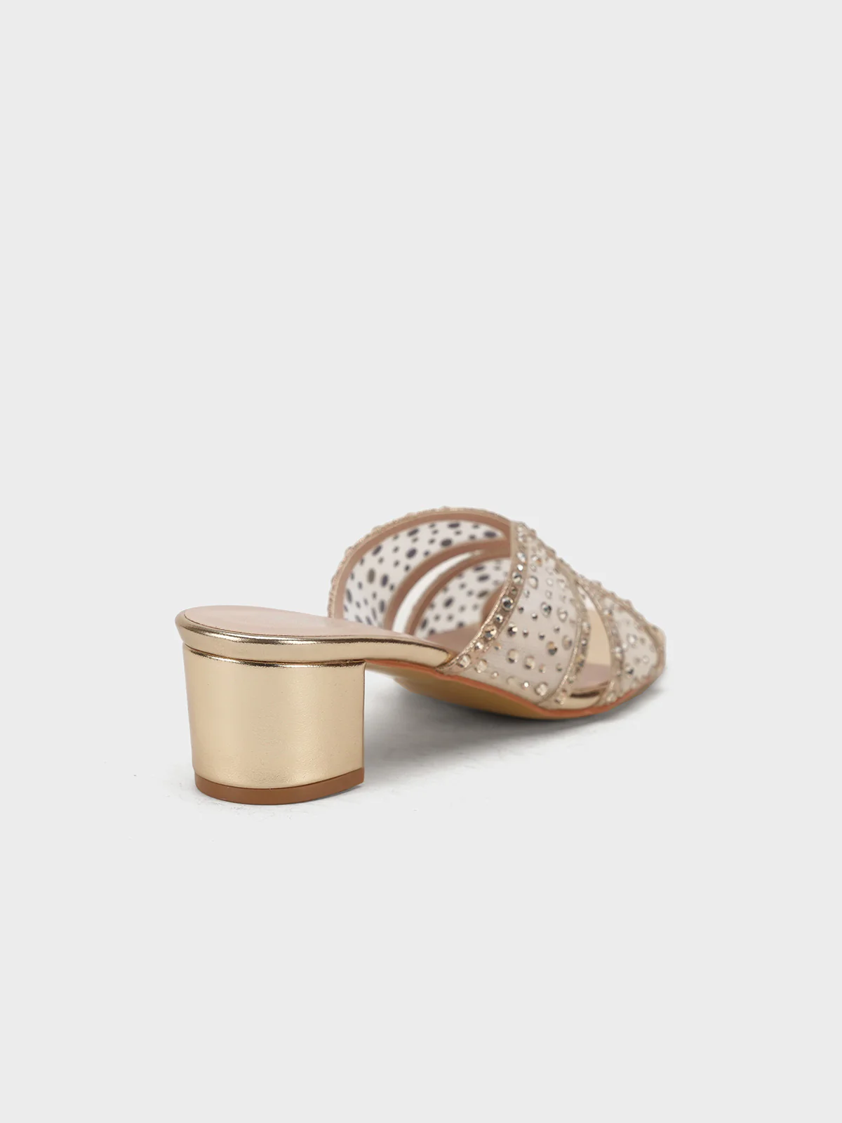 Women "ROSADO" Fancy Slip On Heel Sandals - Image 5