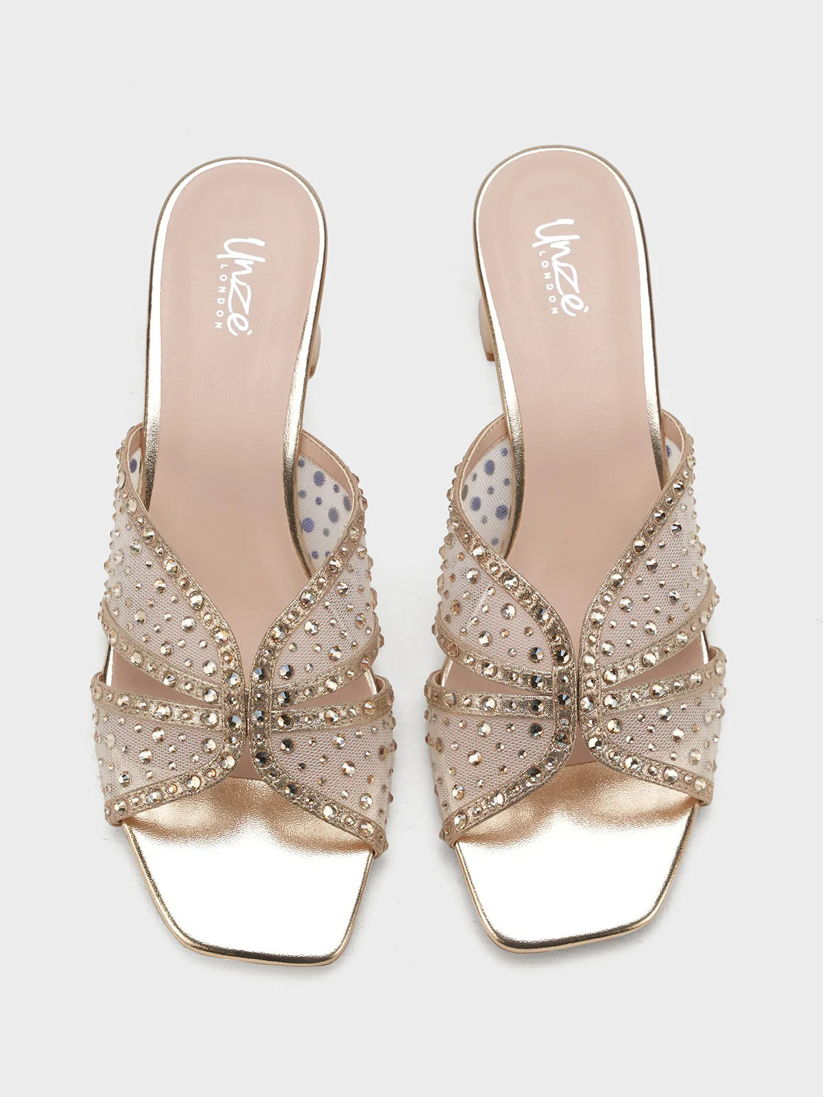 Women "ROSADO" Fancy Slip On Heel Sandals - Image 9