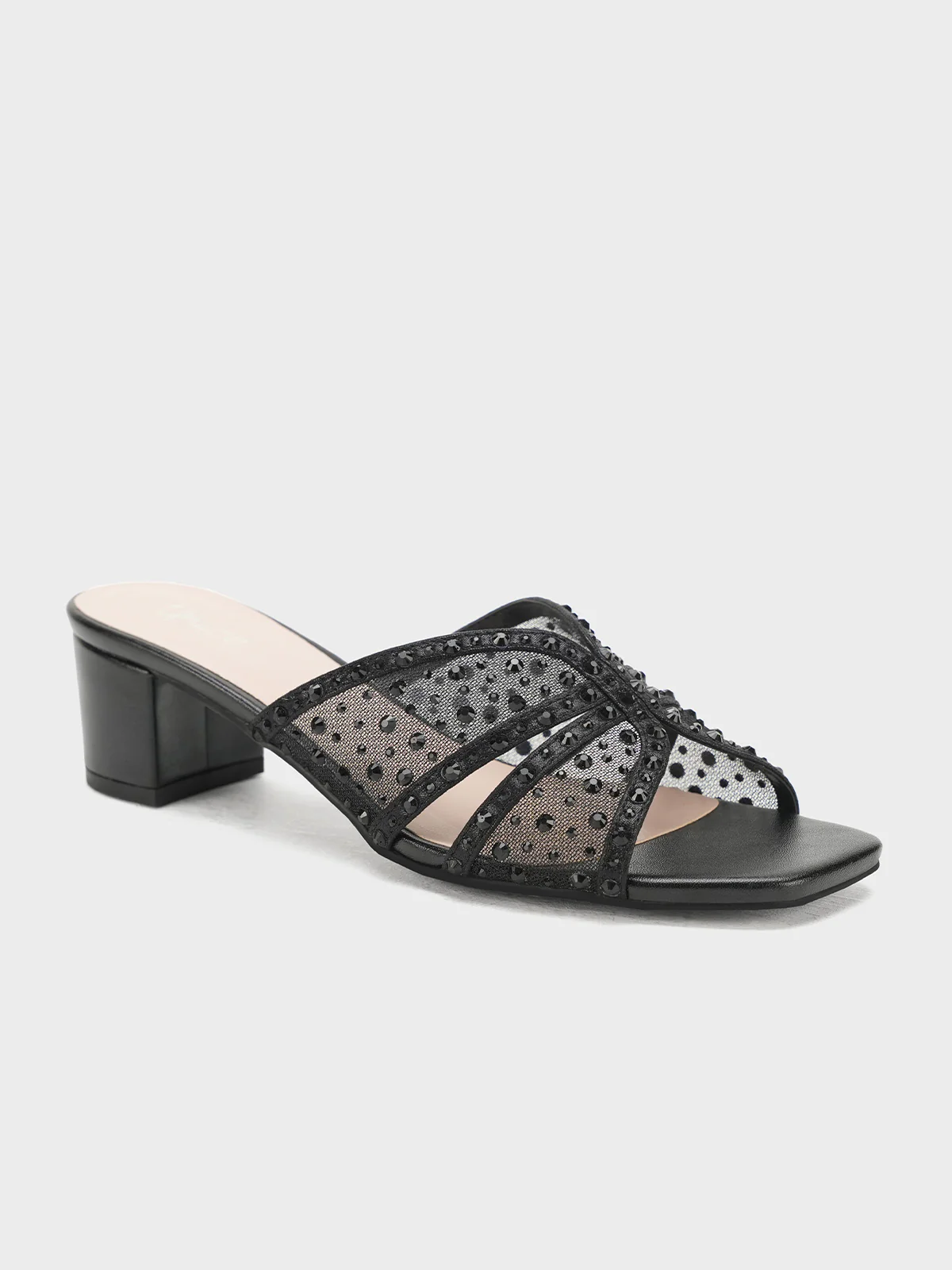 Women "ROSADO" Fancy Slip On Heel Sandals