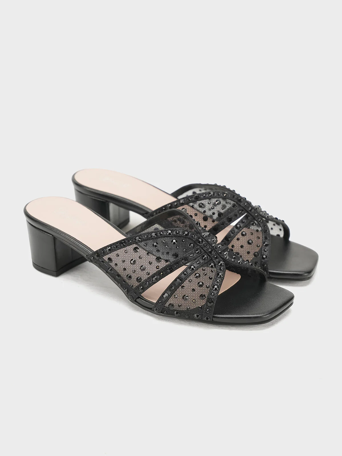 Women "ROSADO" Fancy Slip On Heel Sandals - Image 2