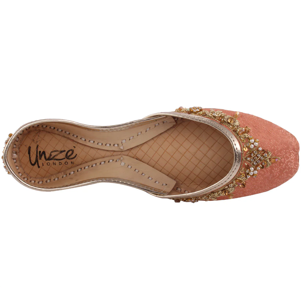 Women’s ‘Beryl’  Embellished Indian Khussa Slippers - Image 4