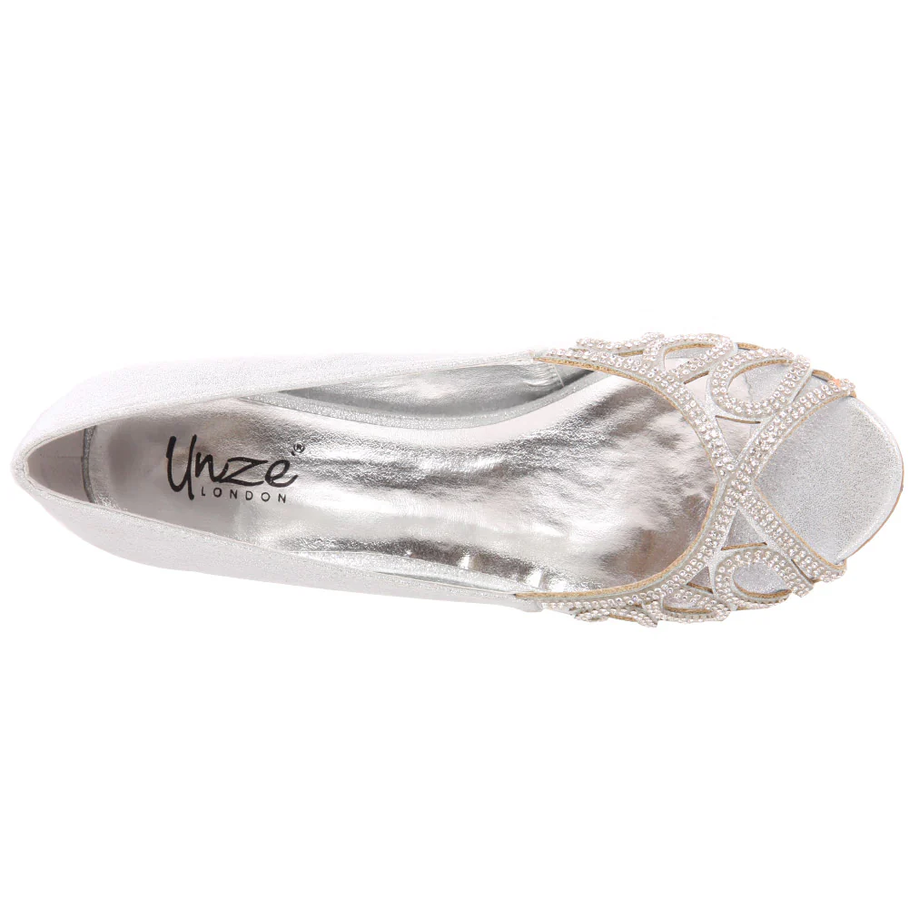 Women’s ‘Bronte’ Evening Court Shoes - Image 4