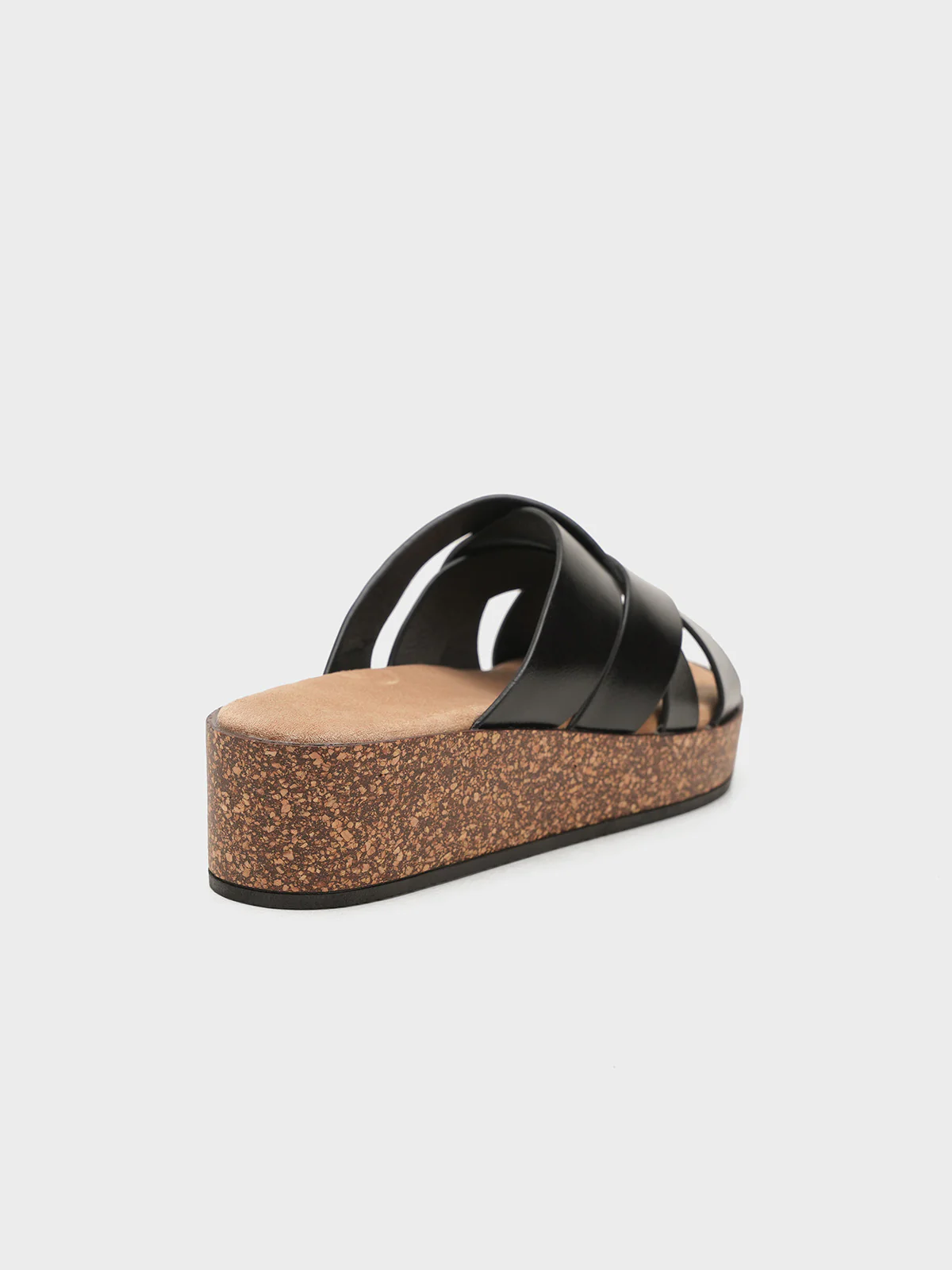 Women "SANTIA" Cross Strap Wedge Slippers - Image 4
