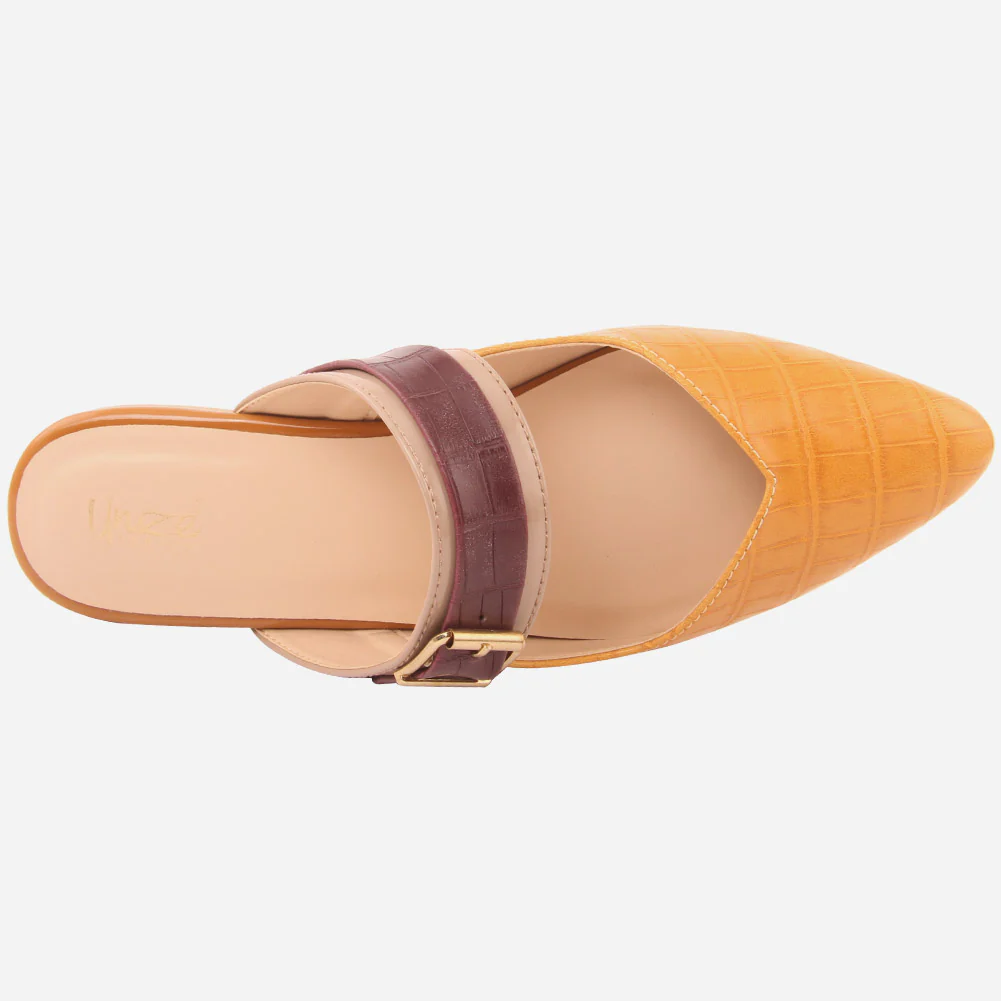 Women "SAVANNAH" Pointy Toe Flat Slippers - Image 4