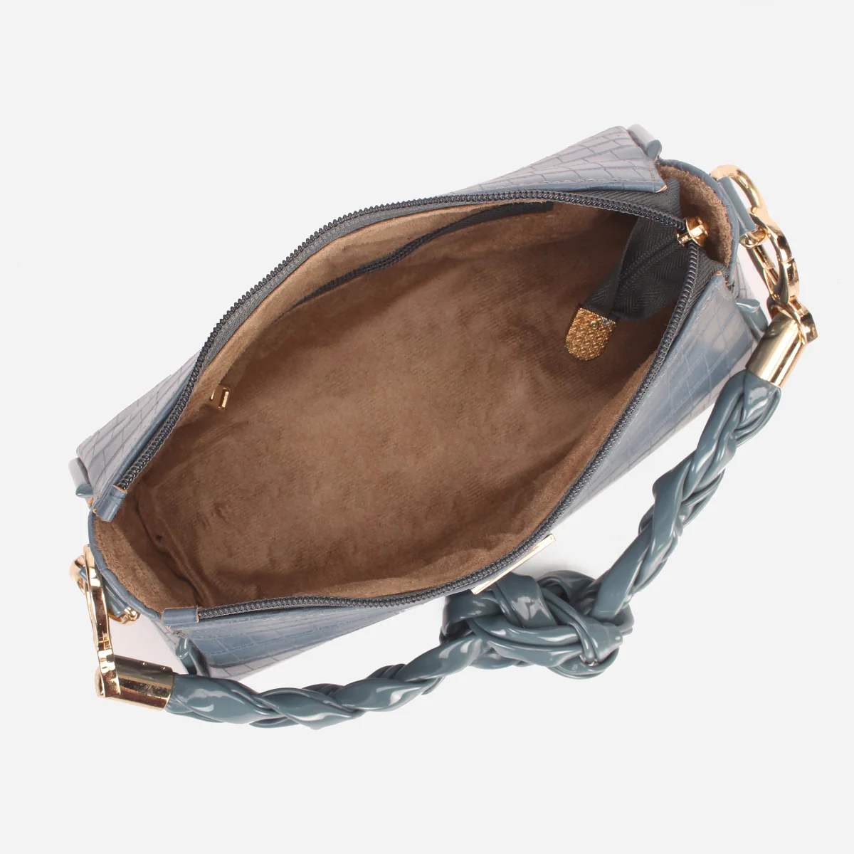 Women "SEFORA" Women Textured Patent Handbag - Image 4