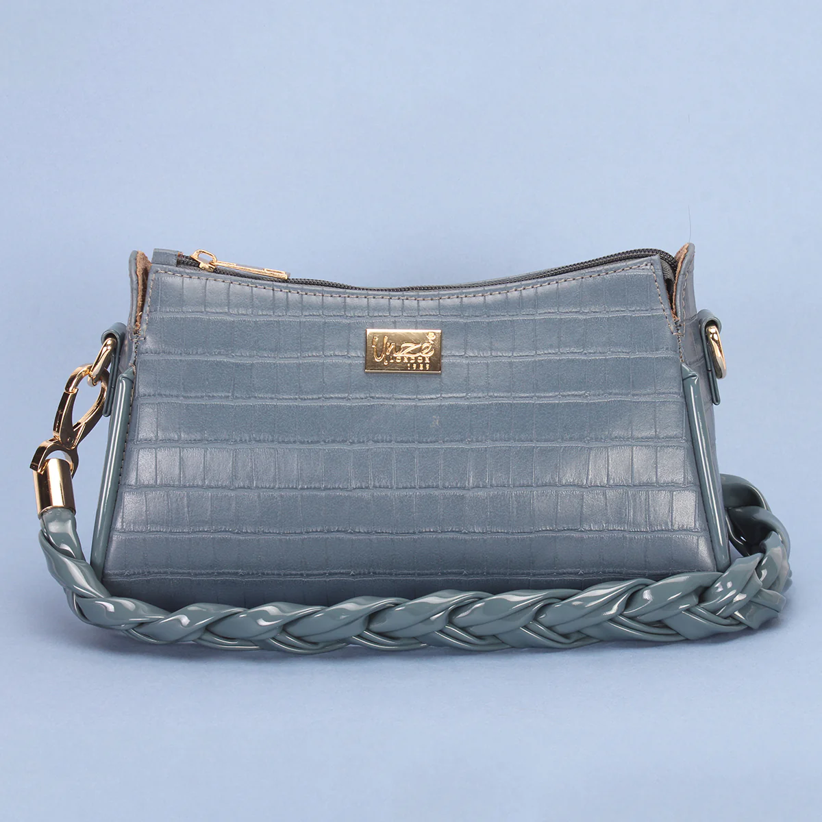 Women "SEFORA" Women Textured Patent Handbag - Image 5