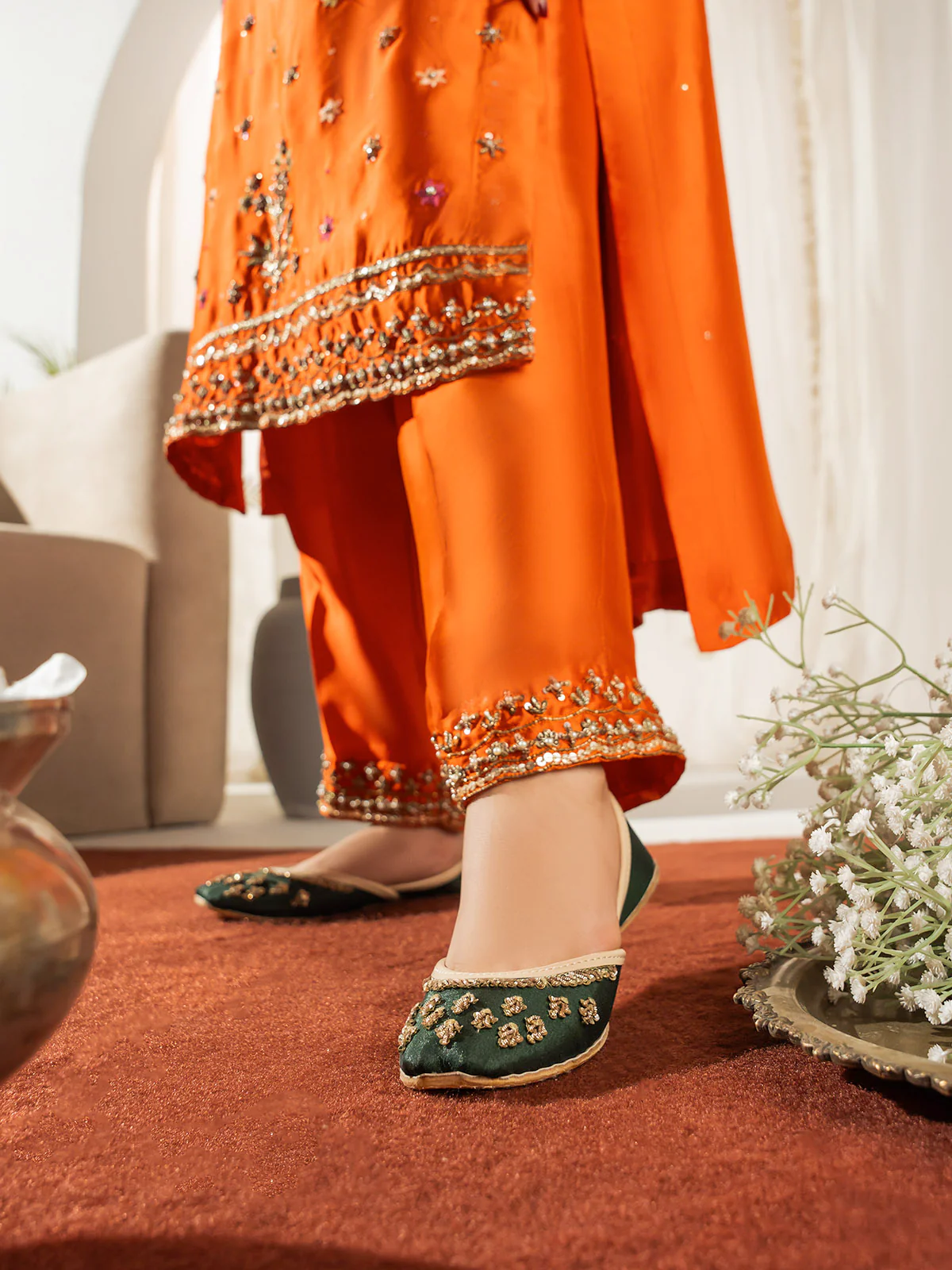 Women "SHAHI" Sole Lightweight Khussa - Image 3