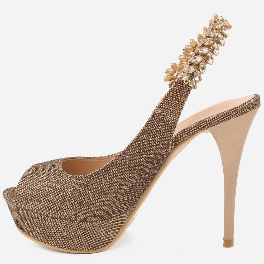 Women "SIENNA" Dazzling with High Heel Sandals - Image 3