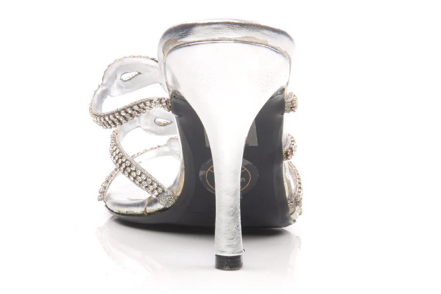 Women Slip On 'Viennese' Heel Sandals - Image 2