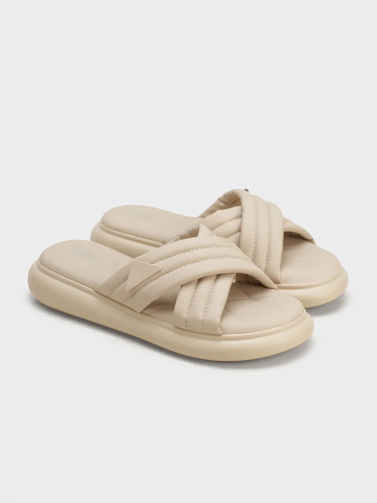 Women "STEFAN" Slip On Cross Step Slippers - Image 2