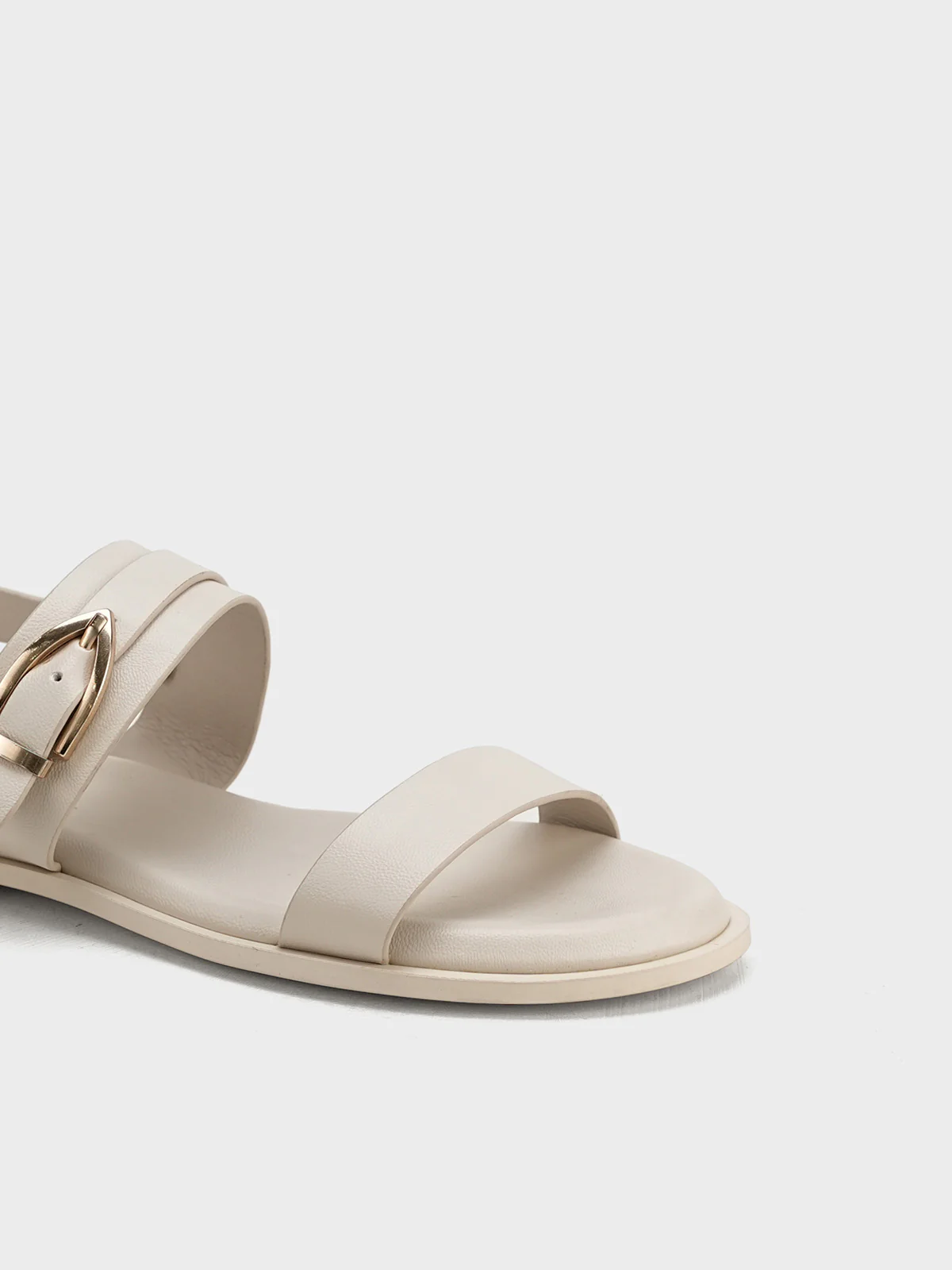 Women "STETO" Velcro Strap Flat Sandals - Image 7