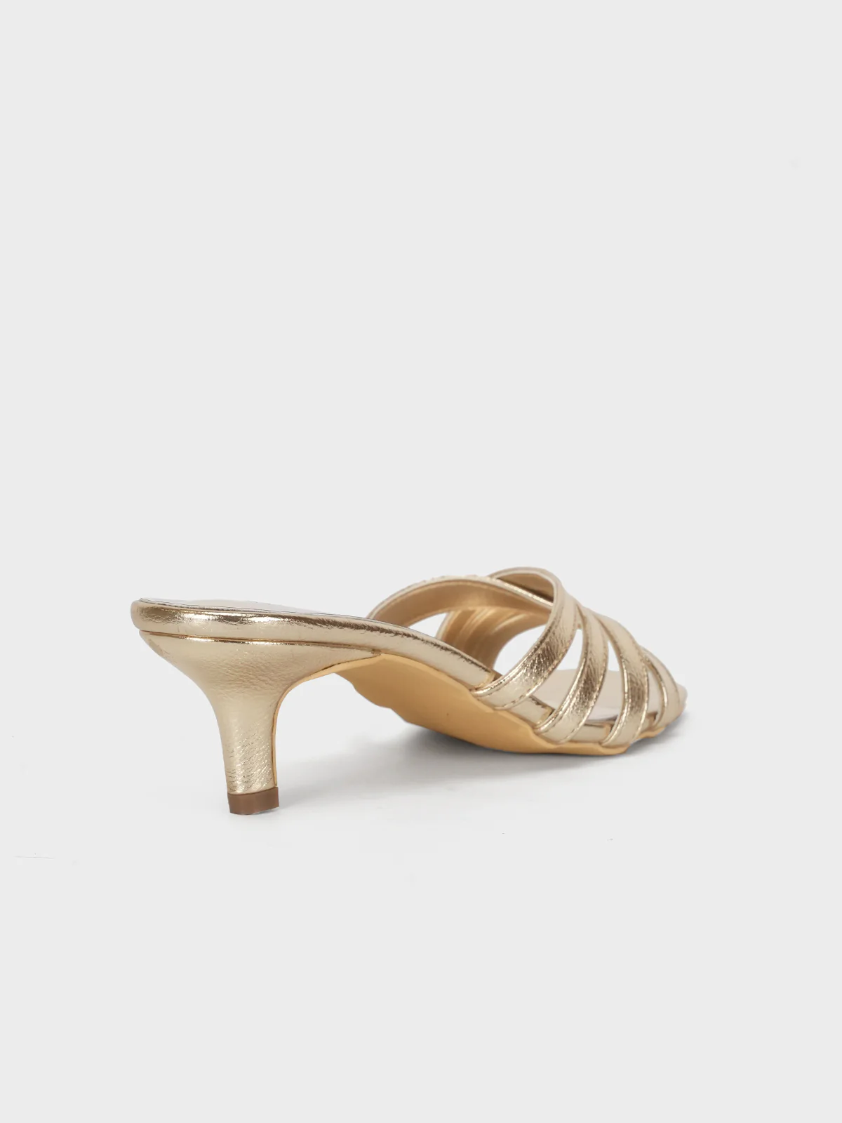 Women "SUMUS" Shiny Slip On Sandals - Image 3