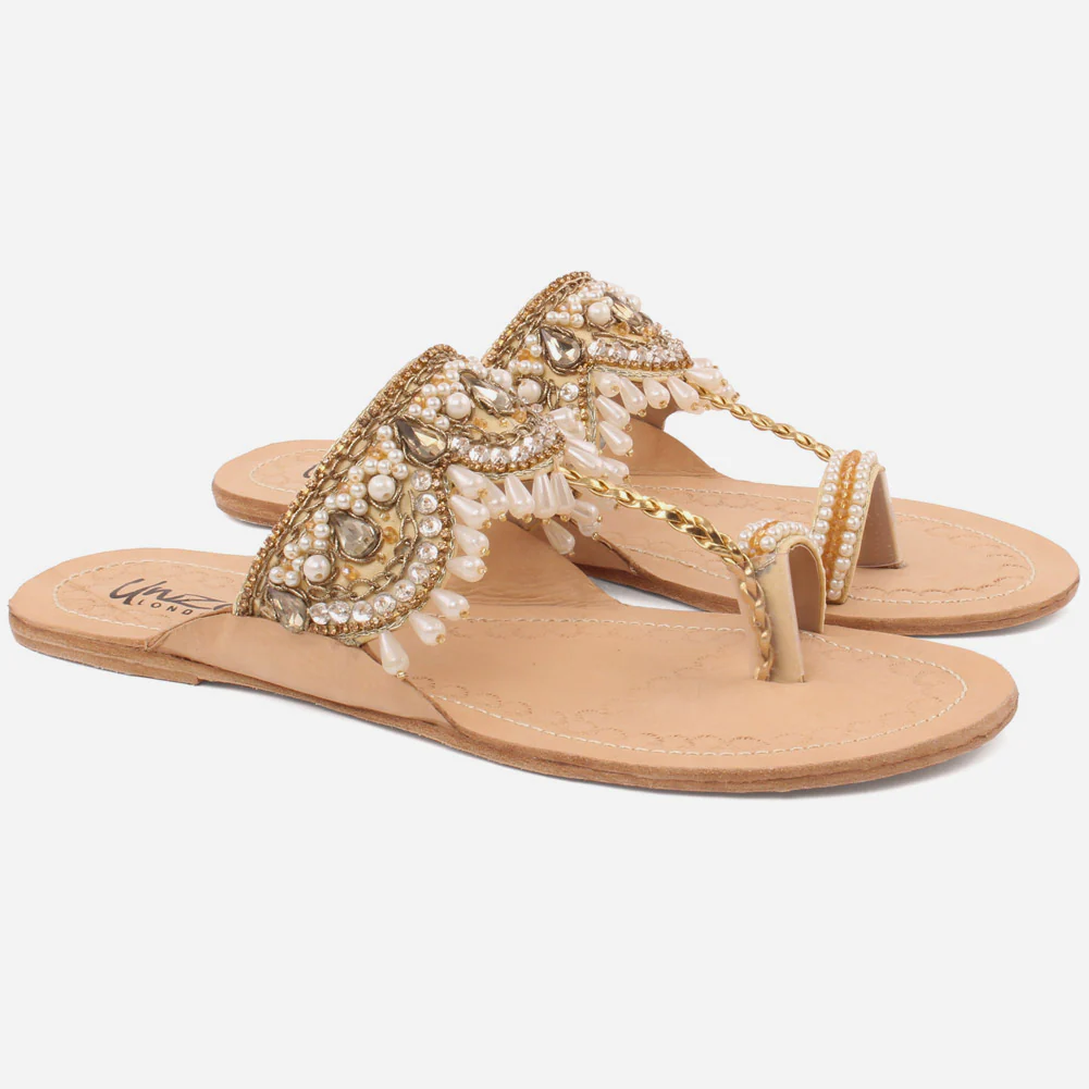 Women "TADAO" Traditional Kolhapuri Slippers - Image 2