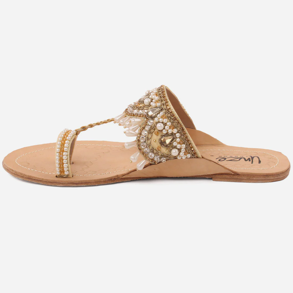 Women "TADAO" Traditional Kolhapuri Slippers - Image 3