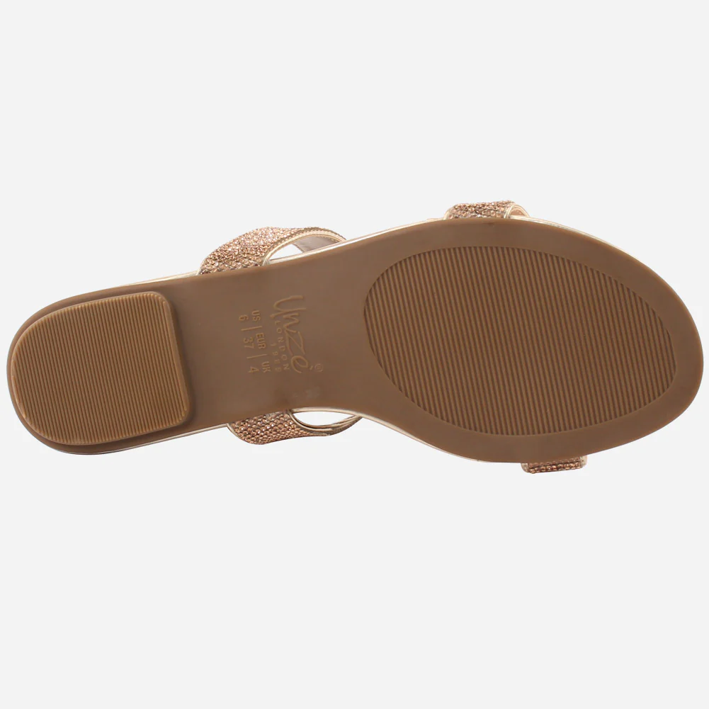 Women "TALLU" Two Band Flat Slippers - Image 5
