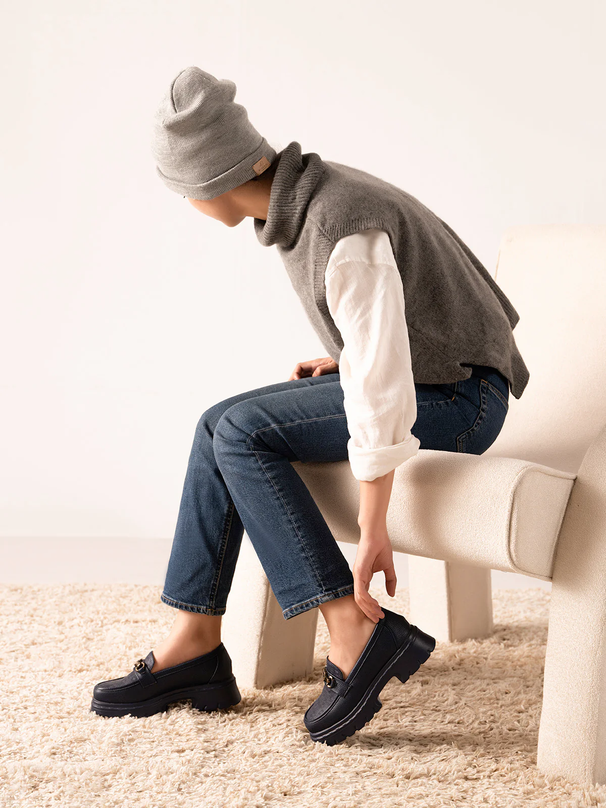 Women "TANIKA" Easy To Wear Loafers - Image 6