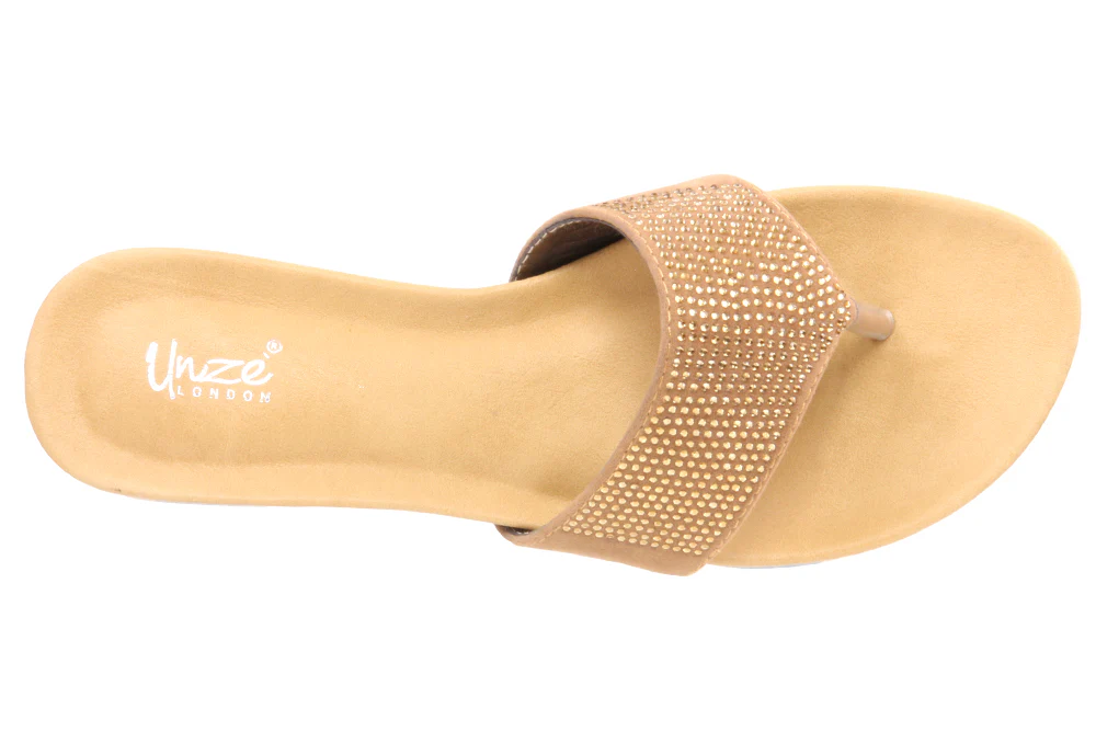 Women Thong 'Neen' Slippers Casual Wedge Heel - Image 4