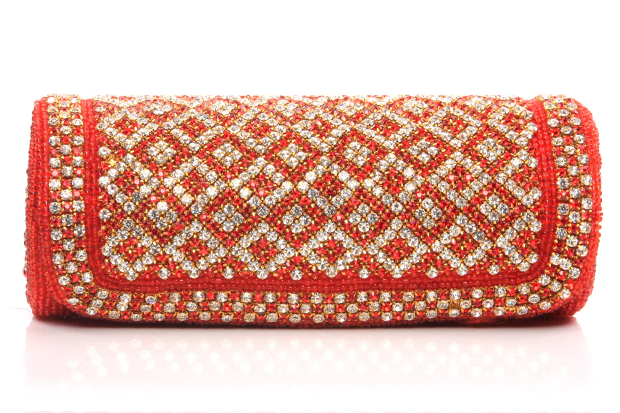 Women Traditional Bridal Evening Clutch Bag - Image 2