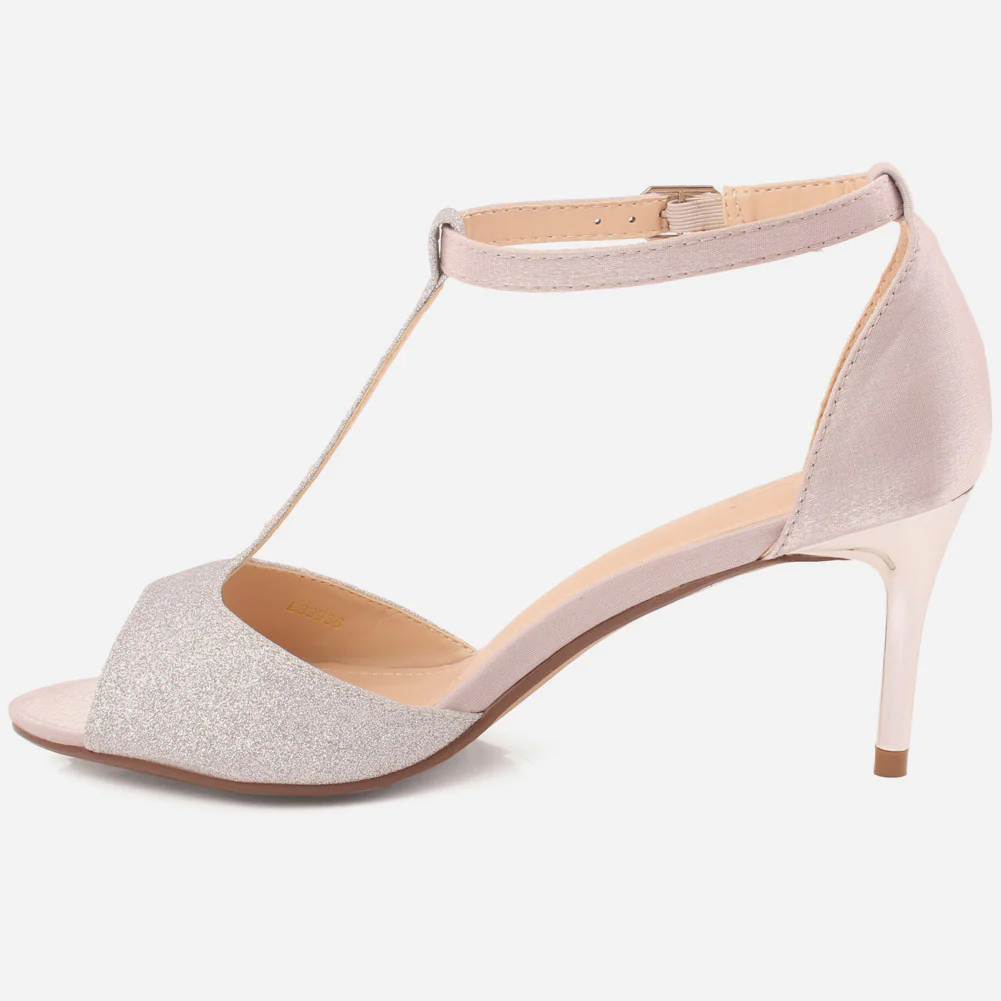 Women "Trine" Glossy Buckle Fastening Sandals - Image 3