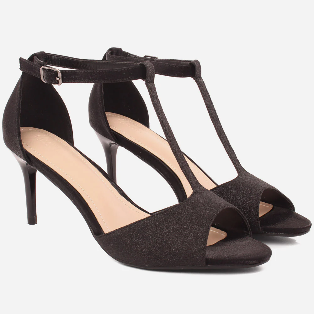 Women "Trine" Glossy Buckle Fastening Sandals - Image 2
