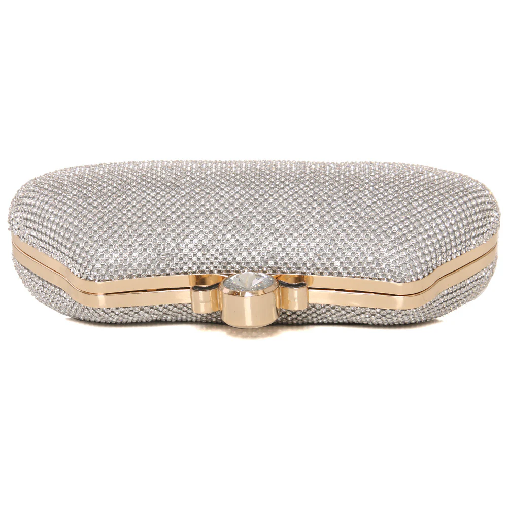 Women ‘Tyler’ Diamante Encrusted Evening Clutch - Image 2