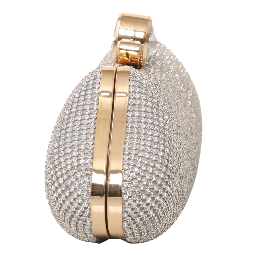 Women ‘Tyler’ Diamante Encrusted Evening Clutch - Image 4