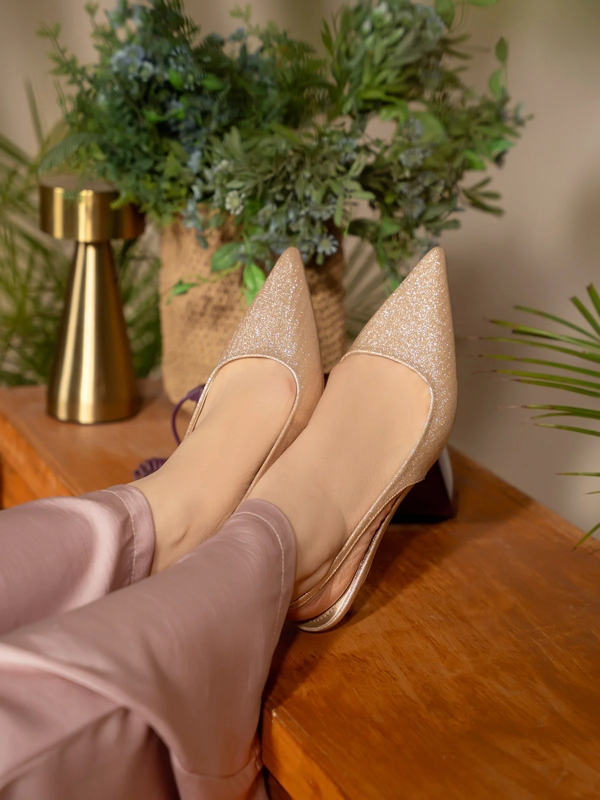 Women "WAYNE" Pointed Toe Slingback Sandals - Image 10