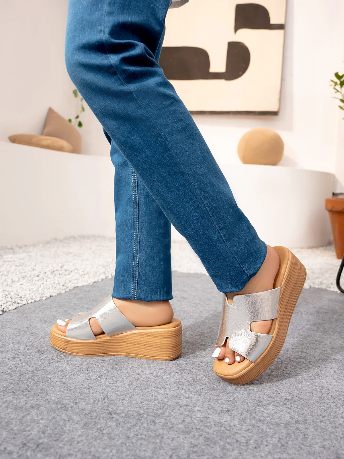 Women "XENA" Lightweight Wedge Sandals - Image 3