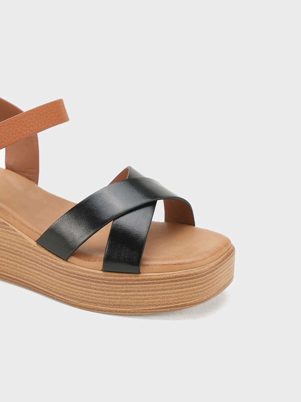 Women "ZENA" Smart Wedge Buckle Sandals - Image 7