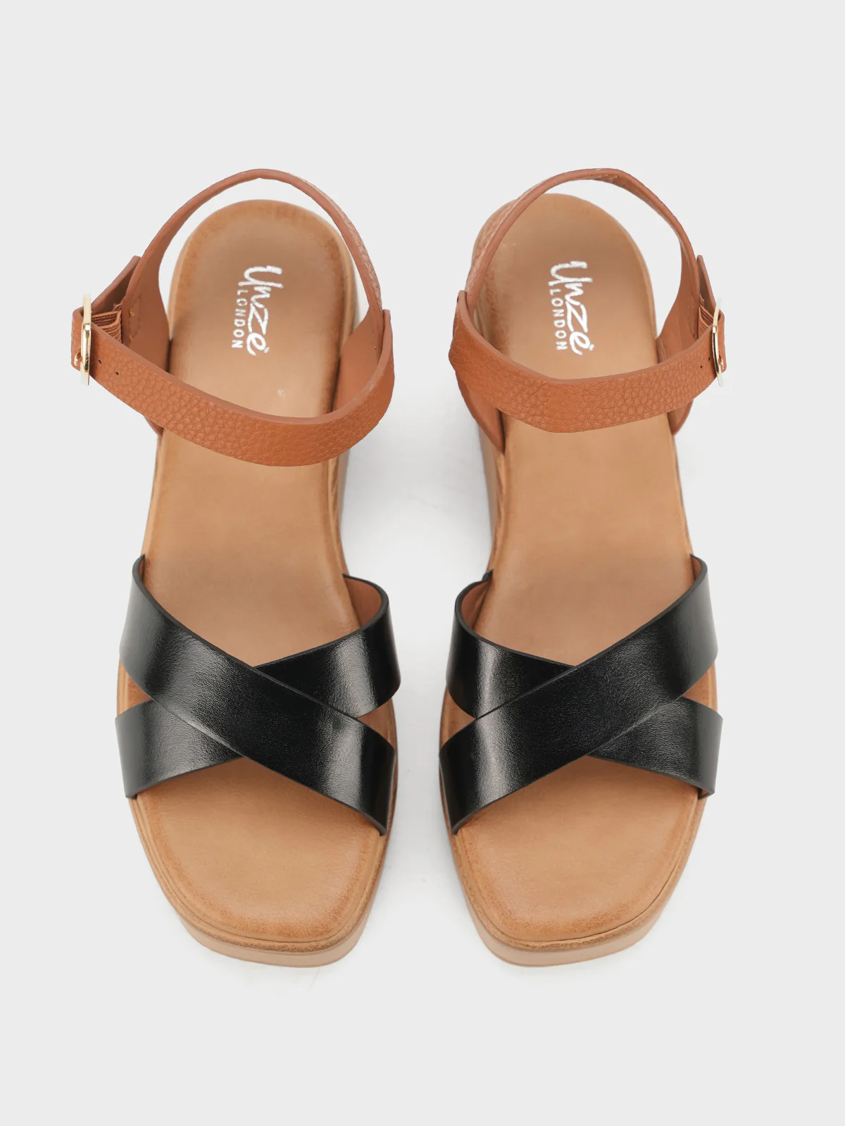 Women "ZENA" Smart Wedge Buckle Sandals - Image 9