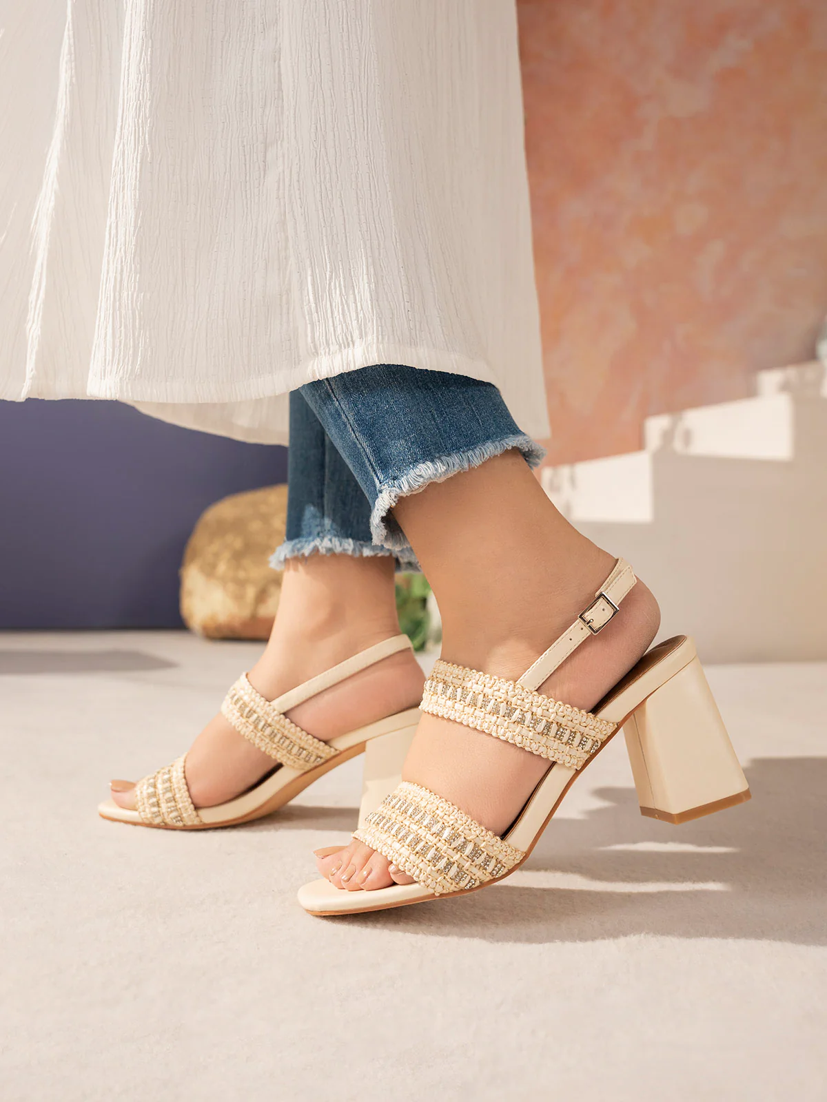 Women "ZIVON" Elegant Block Heel Sandals - Image 3