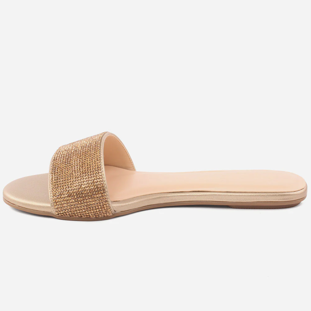 Women "Zoe" Sophisticated Glittering Slippers - Image 3