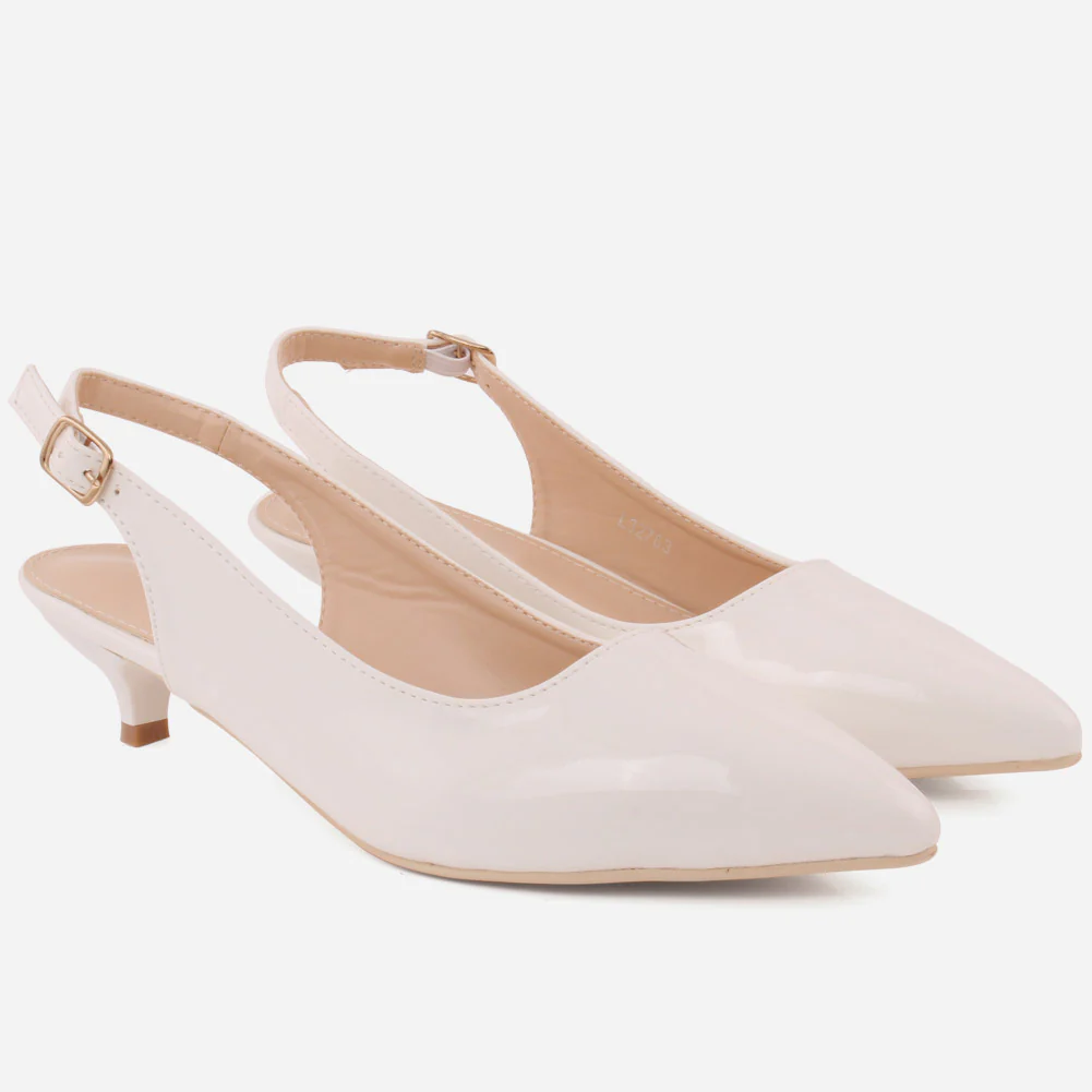 Women"AMBER" Glimmering Pointed Toe Ankle Strap Sandals - Image 2