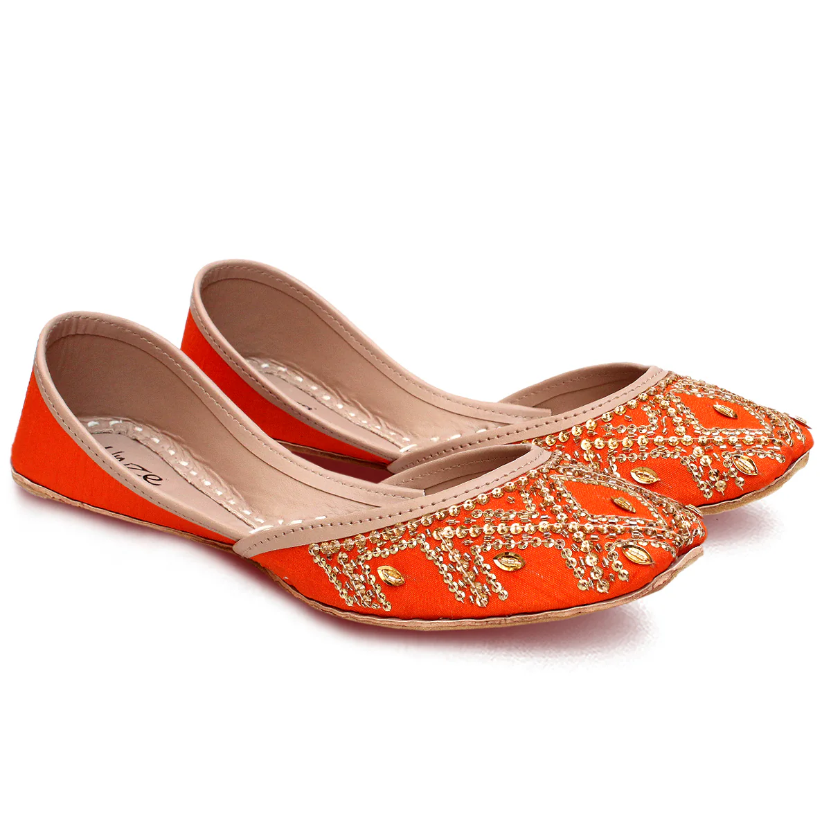Women's "ADOLF" Sequence Leather Khussa - Image 2