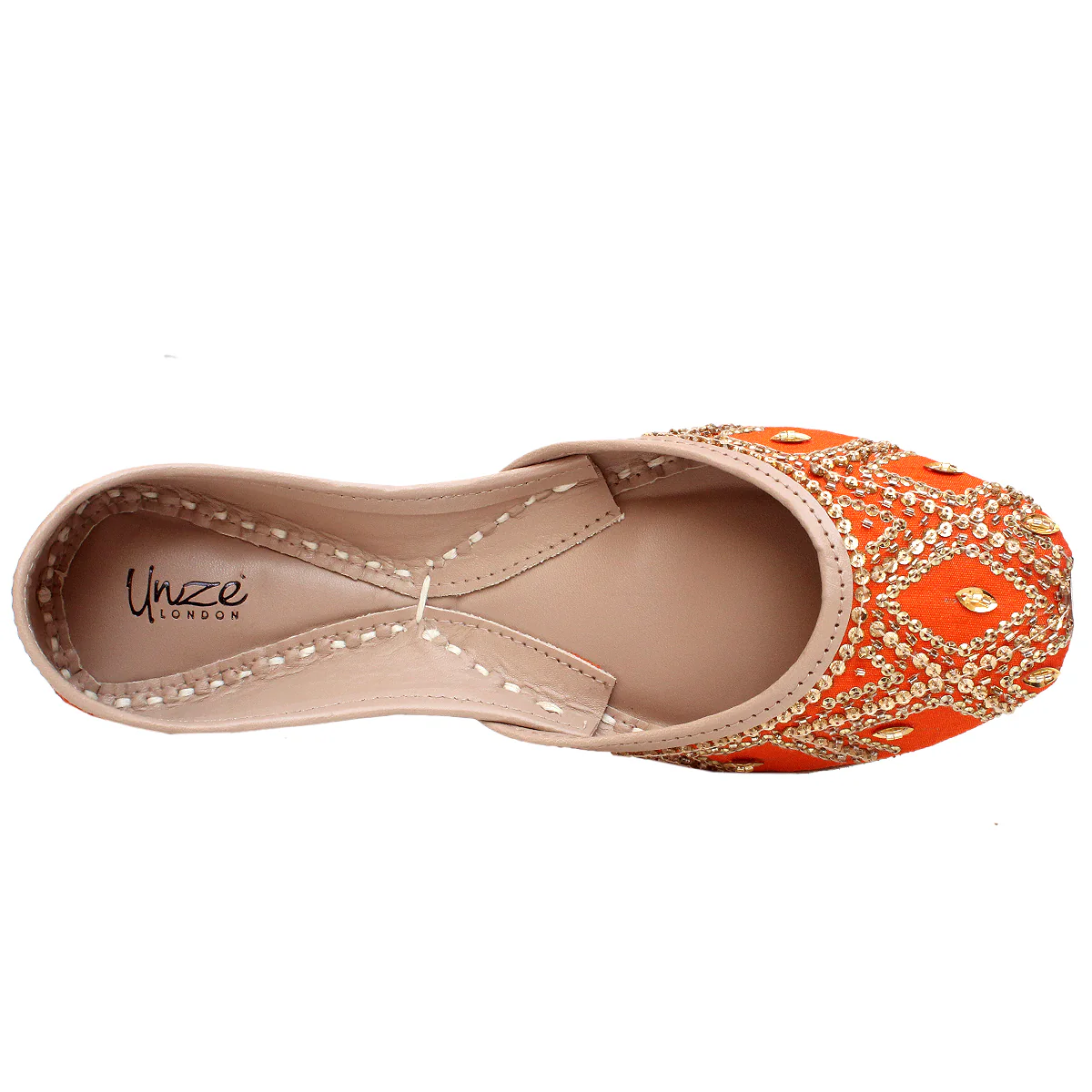 Women's "ADOLF" Sequence Leather Khussa - Image 4