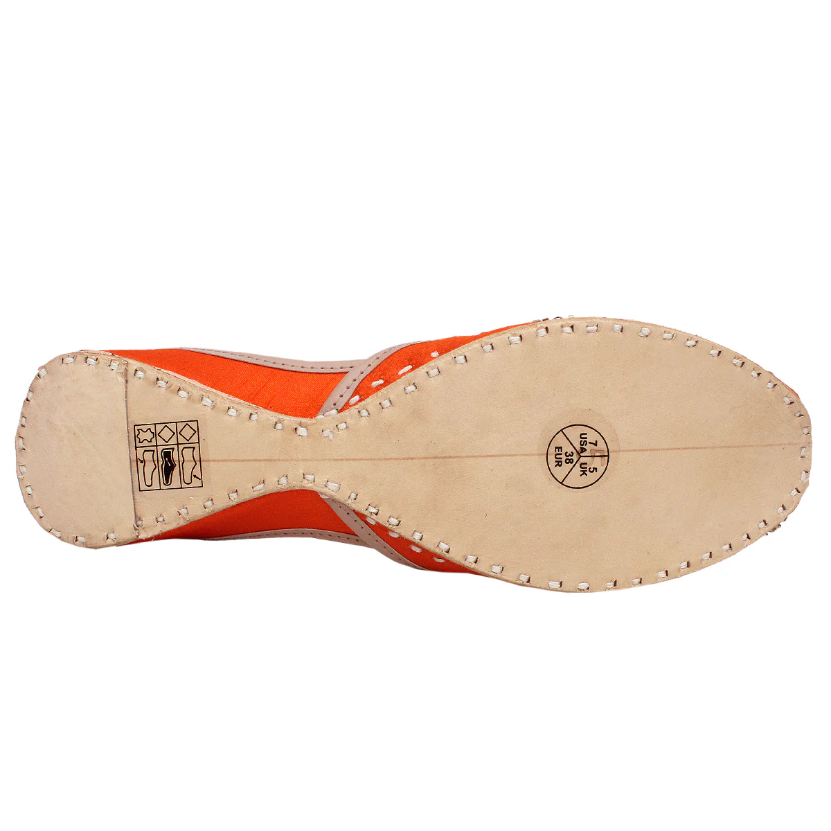 Women's "ADOLF" Sequence Leather Khussa - Image 5