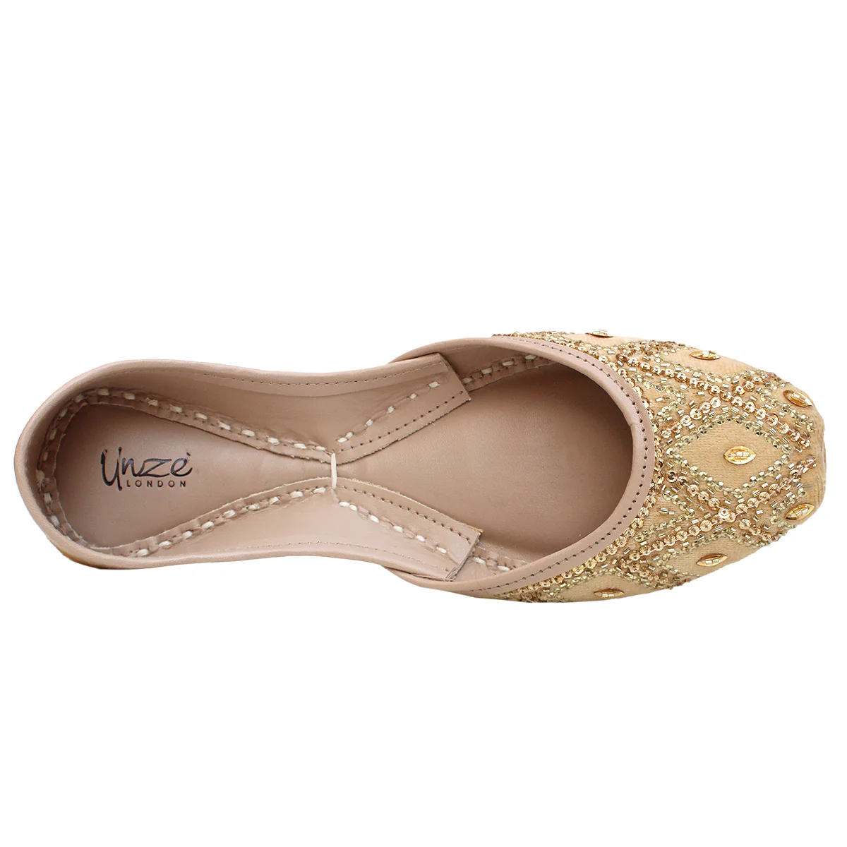 Women's "ADOLF" Sequence Leather Khussa - Image 4