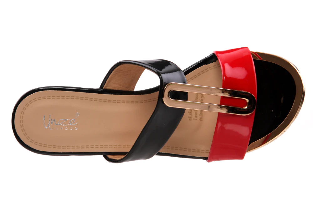 Womens 'Amie' High Wedge Sandal - Image 4